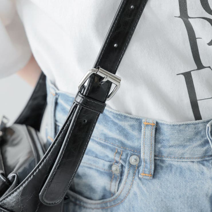 ダメージ風PUレザーショルダーバッグ 12-1188 | GUSCIO | 詳細画像13 