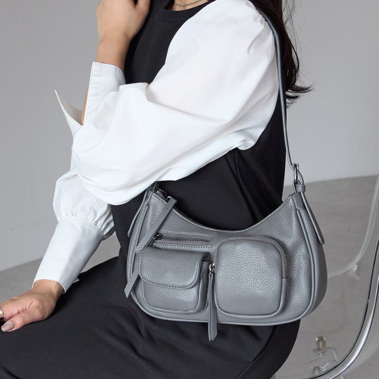 ショルダーバッグ アウトポケット マルチポケット トレンド 12-1223 | GUSCIO | 詳細画像13 