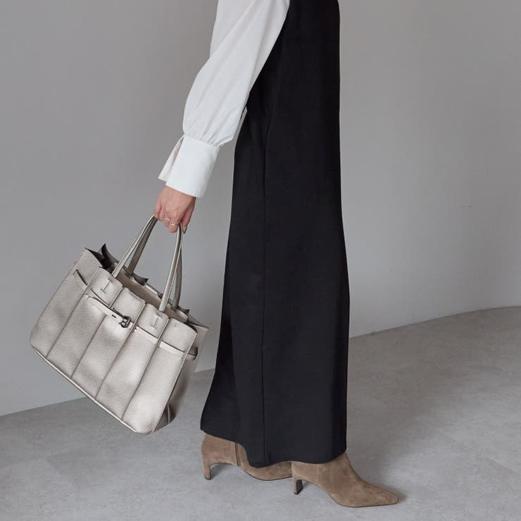 プリーツトートバッグ ベルトモチーフ A4 通勤 通学 軽量 12-1227 | GUSCIO | 詳細画像25 