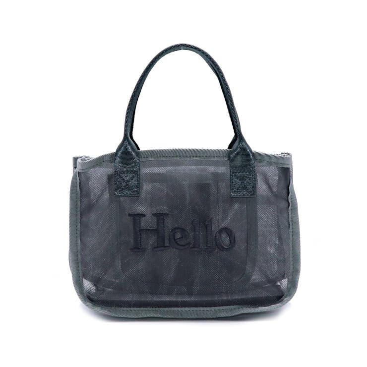 hello ロゴ メッシュ バッグインバッグ 15-5018[品番：KMGB0000310