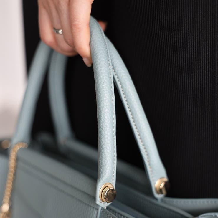 雑誌oggi掲載 あおりポケット付き収納便利 2wayトートバッグ | GUSCIO | 詳細画像9 