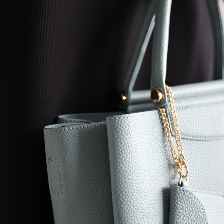 雑誌oggi掲載 あおりポケット付き収納便利 2wayトートバッグ | GUSCIO | 詳細画像10 