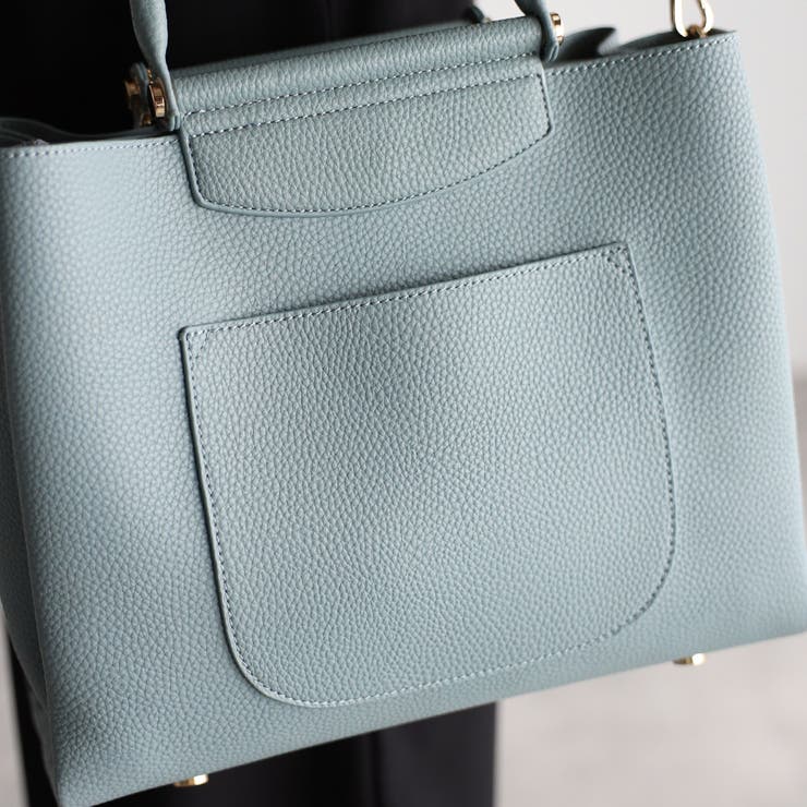 雑誌oggi掲載 あおりポケット付き収納便利 2wayトートバッグ | GUSCIO | 詳細画像11 