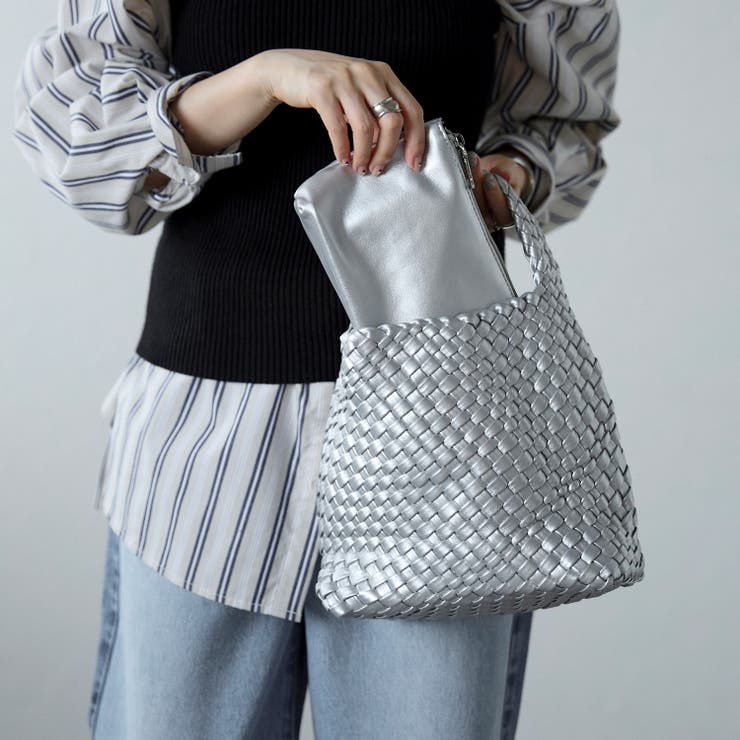 メッシュワンショルダーミニトートバッグ ポーチ付き 17-1161 | GUSCIO | 詳細画像32 