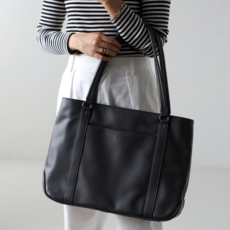 大容量ビジネストートバッグ 通勤通学 A4 19-8062 | GUSCIO | 詳細画像1 