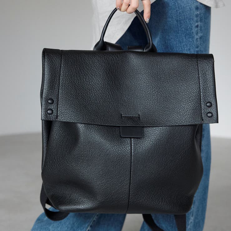 スクエア横型かぶせリュック 19-8089 | GUSCIO | 詳細画像7 