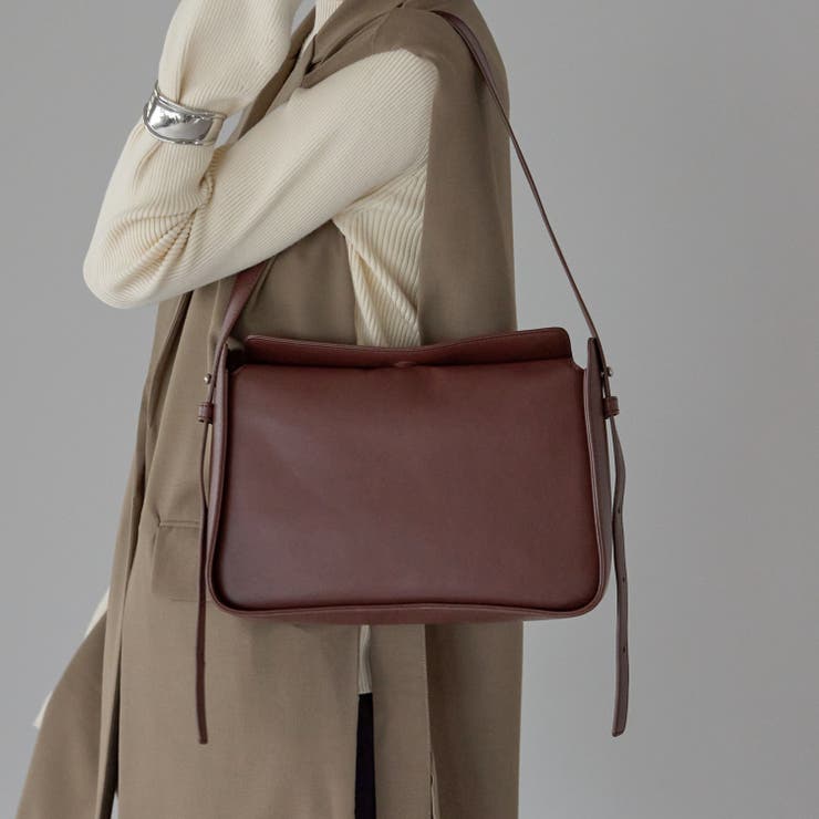 ブラウン | かぶせホーボーバッグ ワンショルダー 軽量 PT-410 | GUSCIO