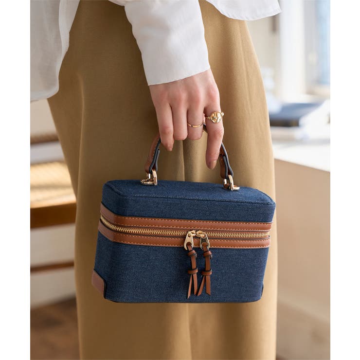 デニム | ミニバニティショルダーバッグ［B1675］ ミニバッグ バニティ | KOBE LETTUCE