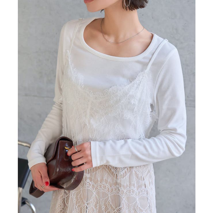 オフホワイト | 選べる2タイプ スムースカットソーロンT［C7705］ ロンt | KOBE LETTUCE