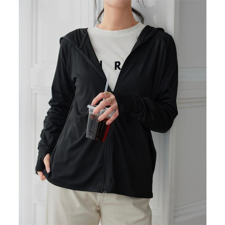 ブラック | [ UVカット＆接触冷感 ] | KOBE LETTUCE