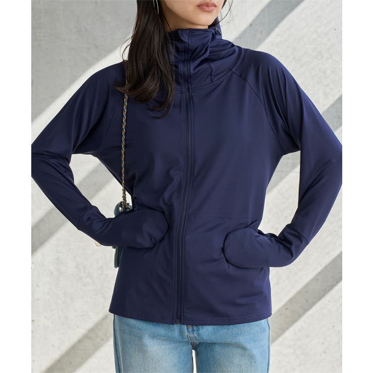 ネイビー | [ UVカット＆接触冷感 ] | KOBE LETTUCE