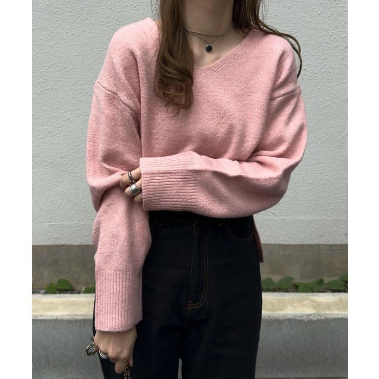 洗濯可能 ウォッシャブル Vネック | KOBE LETTUCE | 詳細画像12 