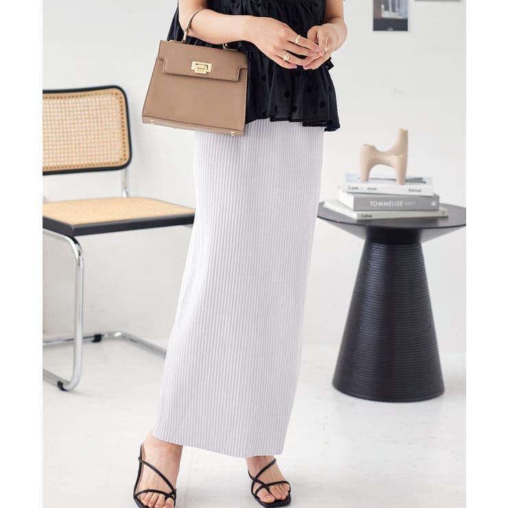 ライトグレー | セルフカットできる バックスリット リブ | KOBE LETTUCE