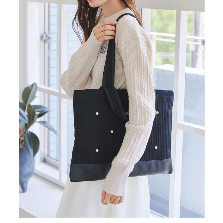 フェイクレザードッキングヌビバッグ［B1594］[品番：KO000014677