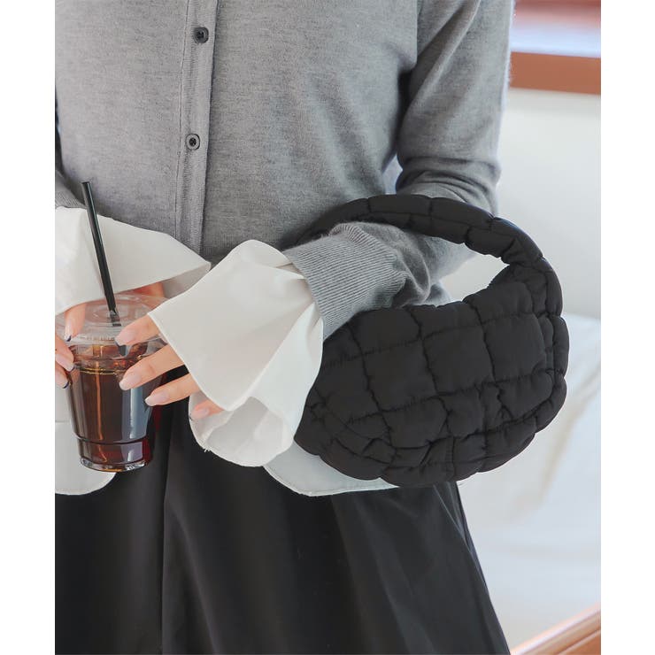 ブラック | キルティングミニバッグ［B1603］ | KOBE LETTUCE