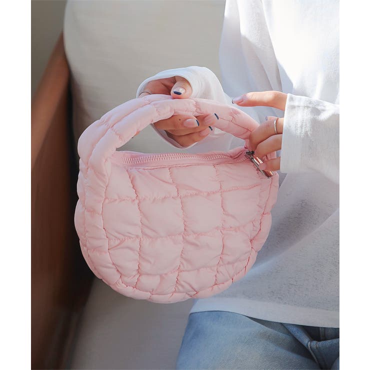 ピンク | キルティングミニバッグ［B1603］ | KOBE LETTUCE
