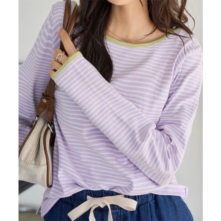 ラベンダー×Iv | 選べるデザイン コットン100％ ベーシック | KOBE LETTUCE