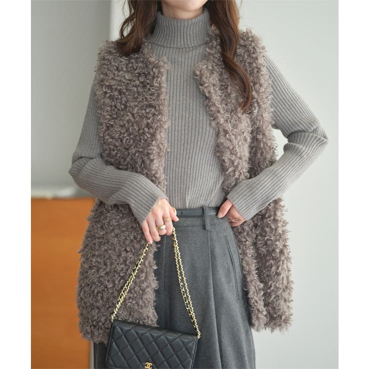 グレー1 | リピ確!！ もっちり素材の リブニット | KOBE LETTUCE