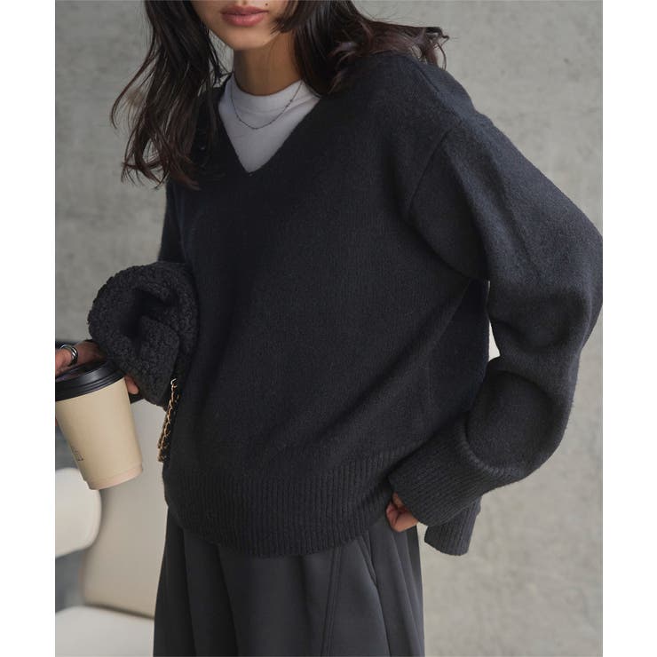 洗濯可能 ウォッシャブル Vネック[品番：KO000013170]｜KOBE LETTUCE