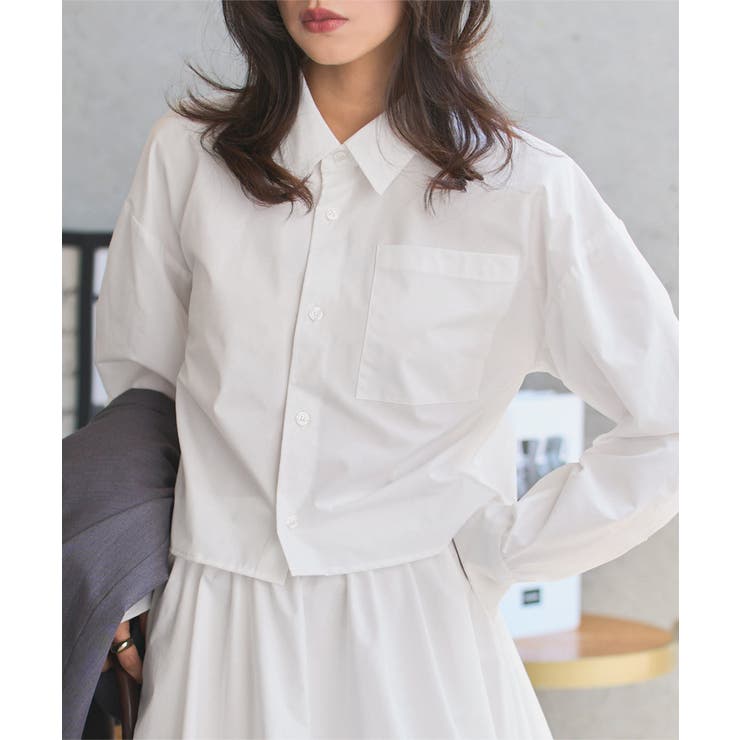 オフホワイト | クロップドシャツ シャツ ブラウス | KOBE LETTUCE