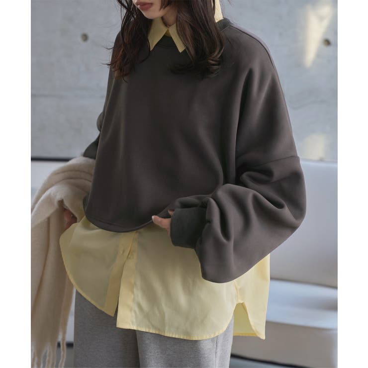 スミクロ | 裏ボアスウェット2タイプトップス 裏ボア スウェット | KOBE LETTUCE