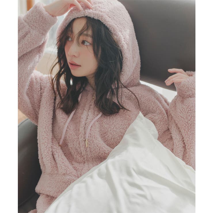 ピンク | ボアショートパーカー ボア ショートパーカー | KOBE LETTUCE