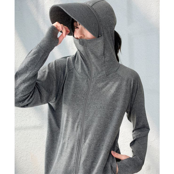 杢グレー | [ UVカット＆接触冷感 ] | KOBE LETTUCE