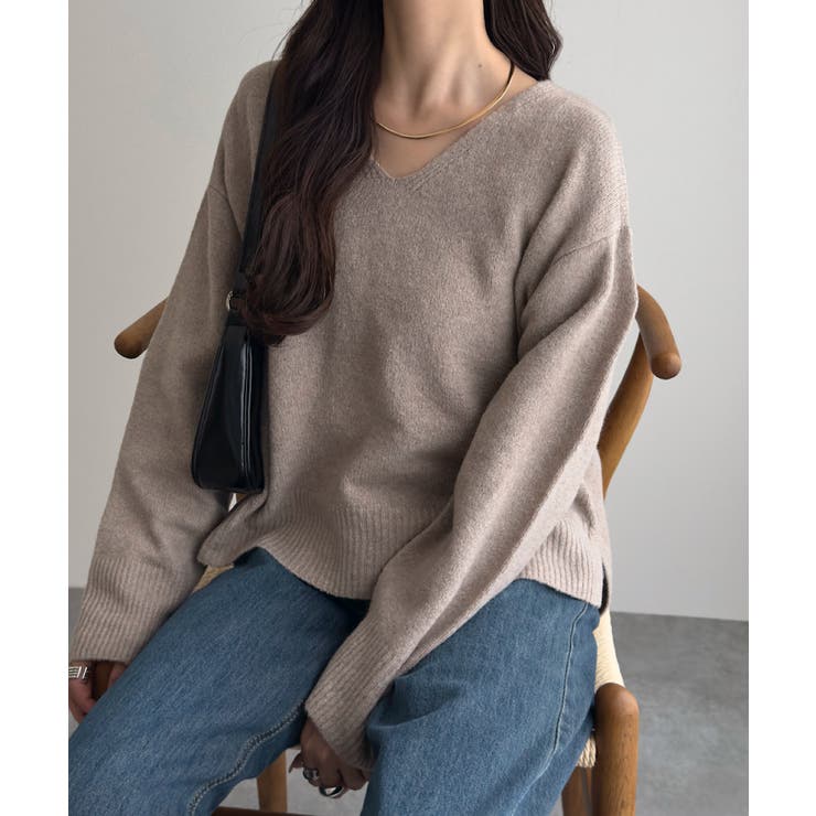 洗濯可能 ウォッシャブル Vネック | KOBE LETTUCE | 詳細画像6 