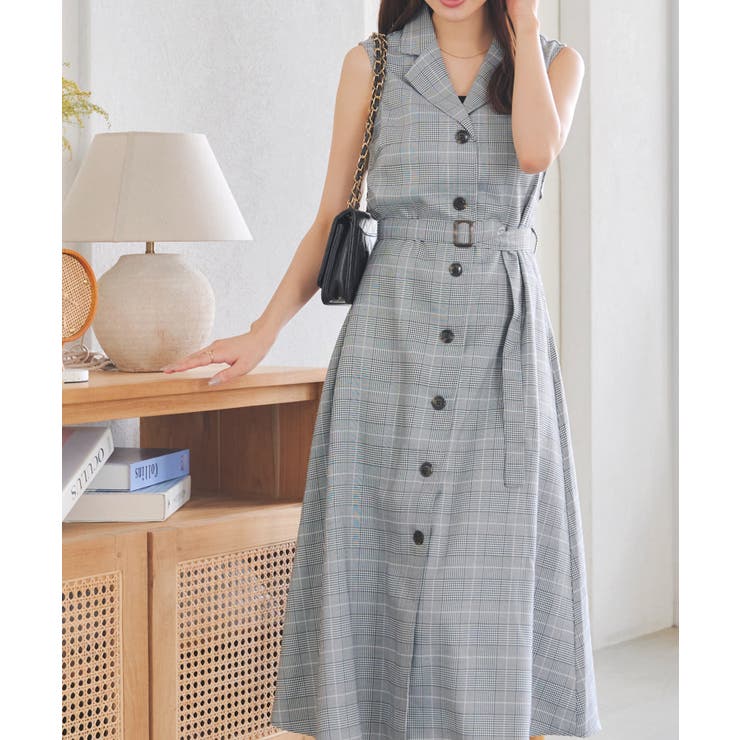 korin° 秋冬缶出品中！！！　 FENNEL ブラックロングジレワンピ アラビアンナイトゴシック / セーラーロングワンピース [LO1148