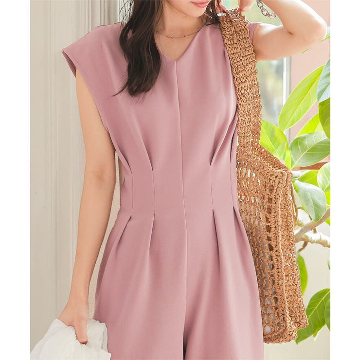 ピンク | ウエストラックオールインワン［E3491］ | KOBE LETTUCE