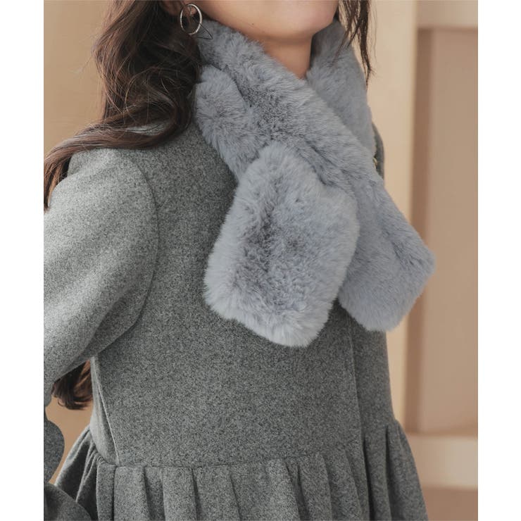 ブルー | フェイクファーミニティペット［J1162］ | KOBE LETTUCE