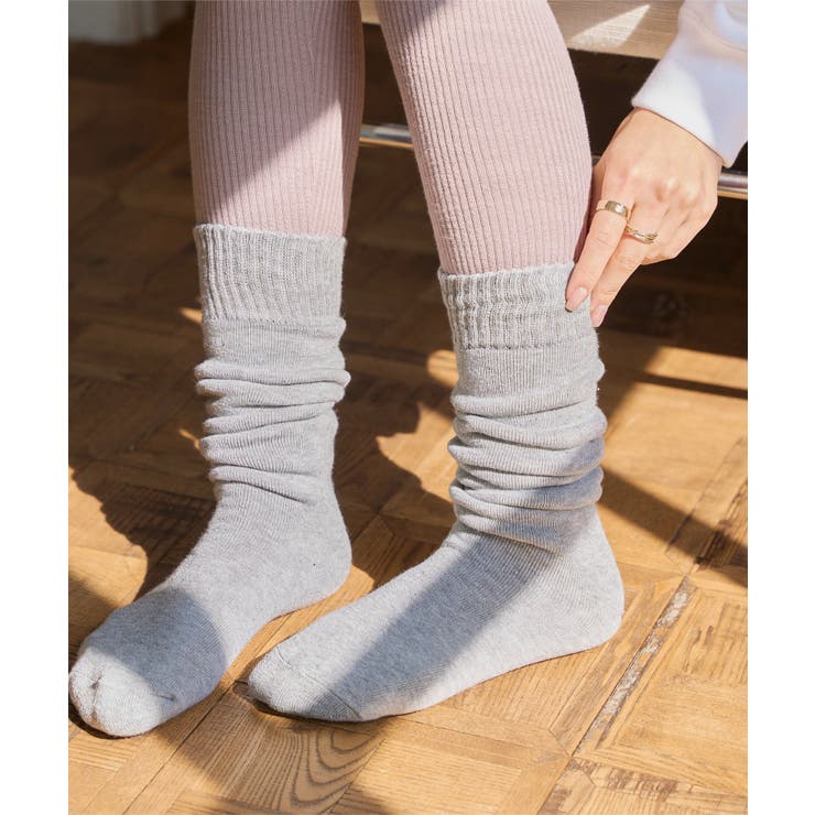 グレー | 裏パイルハイソックス 裏パイル ハイソックス | KOBE LETTUCE