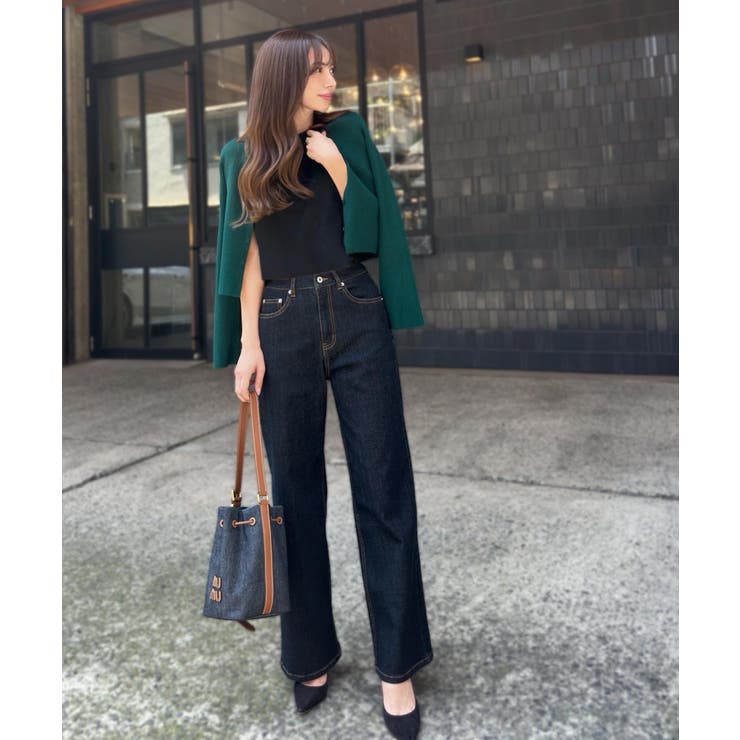 インディゴ | ワイド ストレートデニム デニム | KOBE LETTUCE