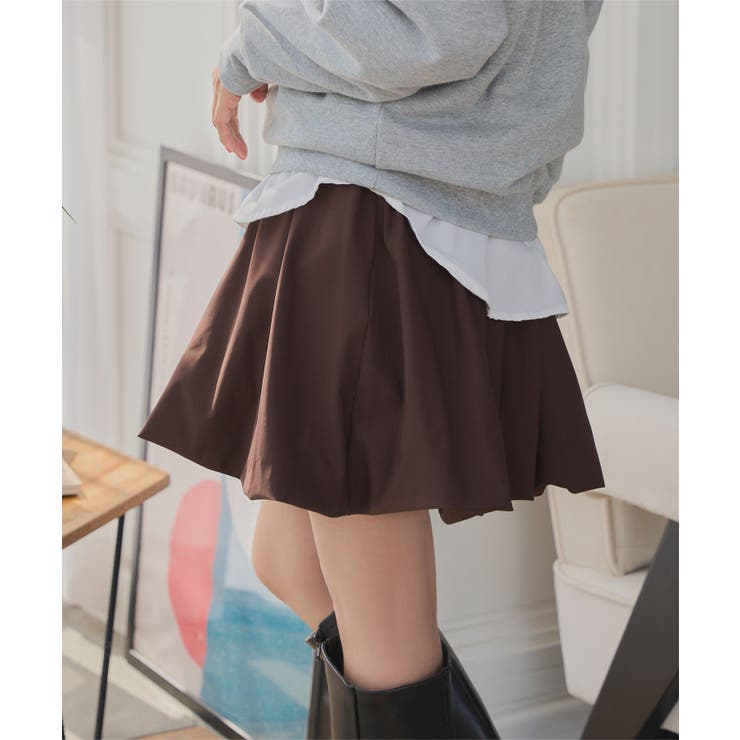ビスチェにもなる 2wayバルーンミニスカート［M3983］[品番