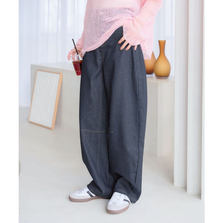 インディゴ | バレルレッグデニム［M4135］ | KOBE LETTUCE