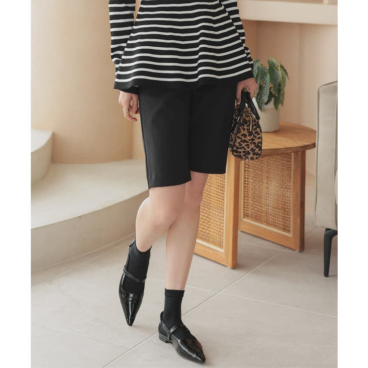 ブラック | バミューダハーフパンツ［M4146］ | KOBE LETTUCE