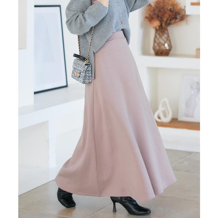ダスティピンク | 裏起毛で暖かく フレアなシルエットで上品に。 大人気スカートが”進化して”リニュ… | KOBE LETTUCE