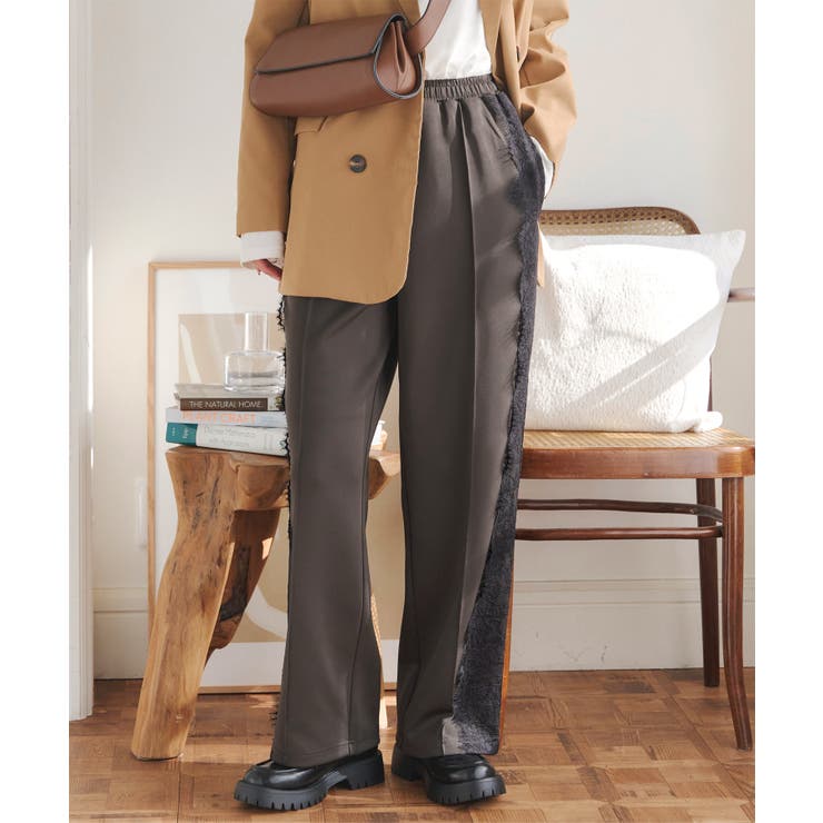 トープ | サイドレーストラインパンツ［M4179］ | KOBE LETTUCE