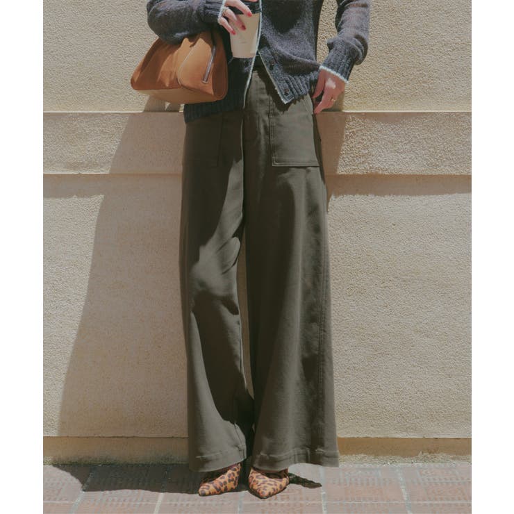 カーキ | ストレッチベイカーパンツ［M4248］ ストレッチ ベイカー | KOBE LETTUCE