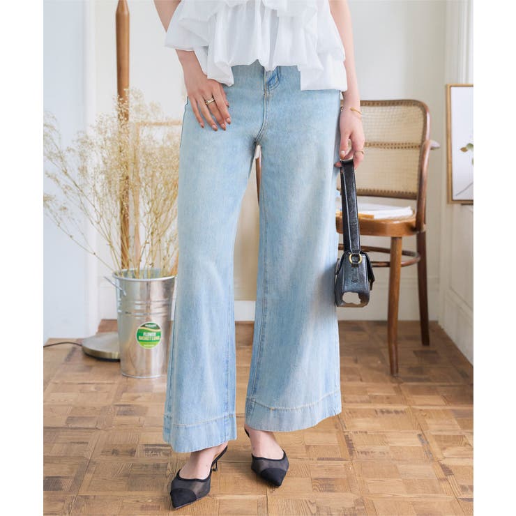 ライトブルー | バギーデニムパンツデニム パンツ ボトムス | KOBE LETTUCE