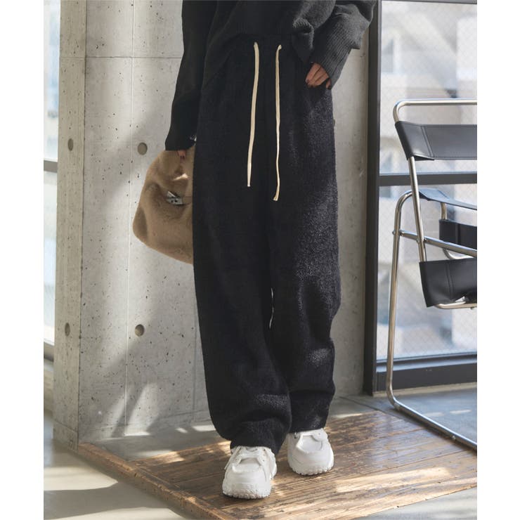ブラック | シャギーパンツ シャギーパンツ レディース | KOBE LETTUCE