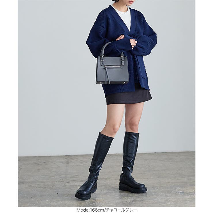 ジップデザインスクエアショルダーバッグ［B1514］ | KOBE LETTUCE | 詳細画像5 