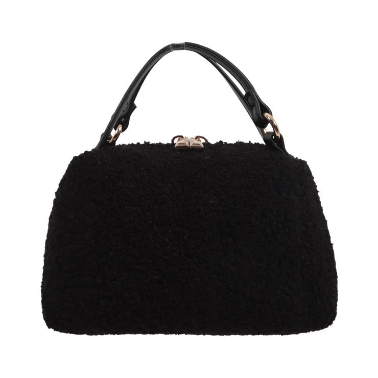 ボアブラック | 選べる2素材 2ハンドルミニバッグ［B1542］ | KOBE LETTUCE