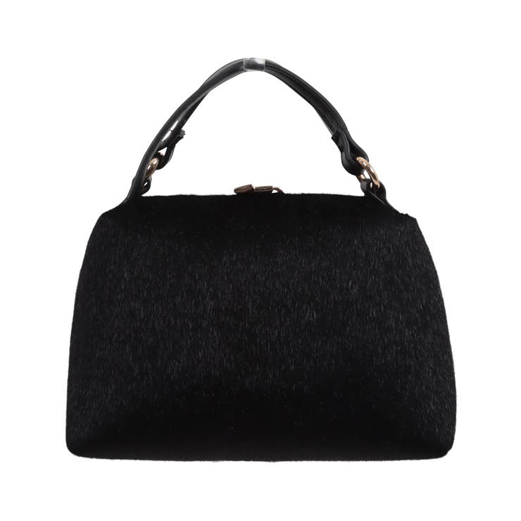 ハラコブラック | 選べる2素材 2ハンドルミニバッグ［B1542］ | KOBE LETTUCE