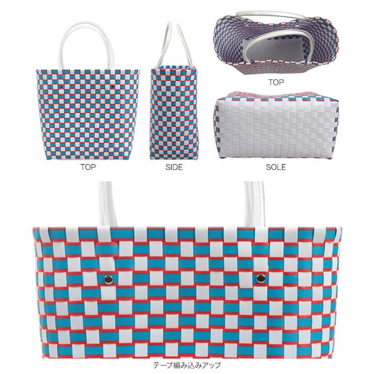 テープ編み込みバッグ［B1566］ | KOBE LETTUCE | 詳細画像9 