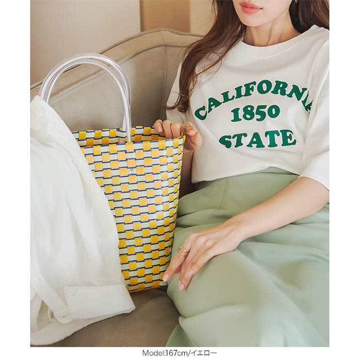 テープ編み込みバッグ［B1566］ | KOBE LETTUCE | 詳細画像5 