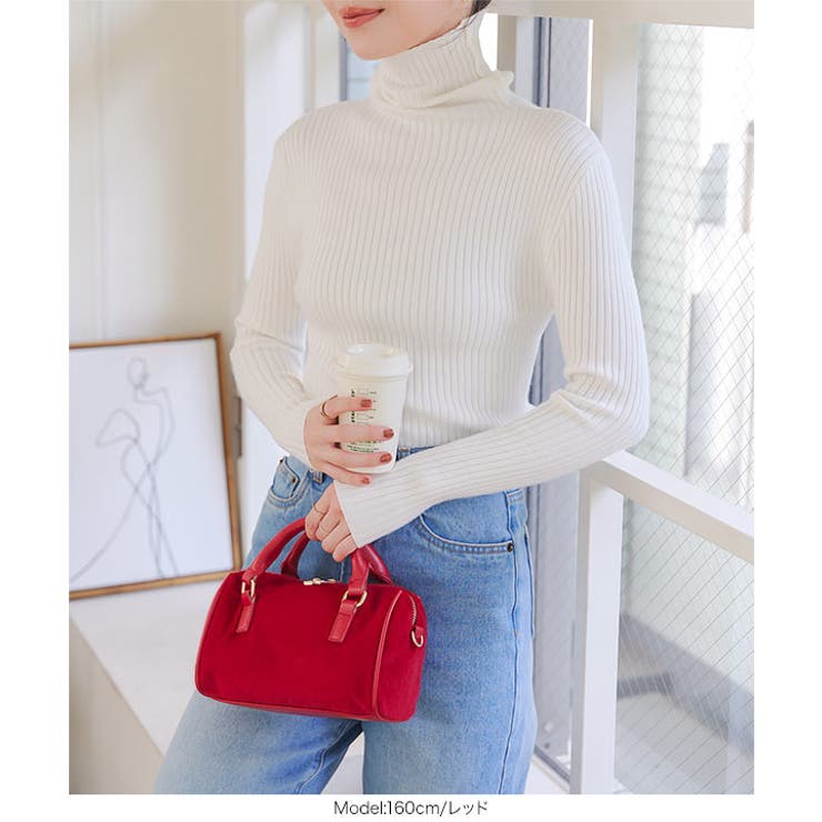 ショルダーベルト付きミニボストンバッグ［B1598］ | KOBE LETTUCE | 詳細画像2 