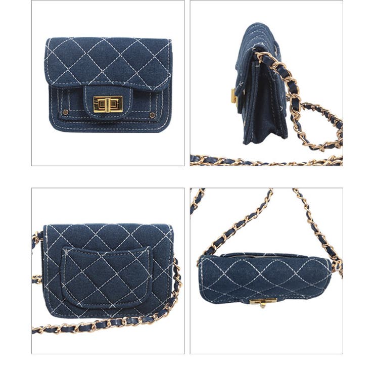 デニムチェーンショルダーバッグ［B1619］ | KOBE LETTUCE | 詳細画像7 