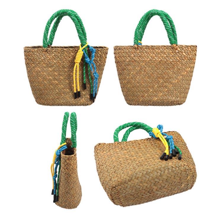 カラーハンドルチャーム付きカゴバッグ［B1622］ | KOBE LETTUCE | 詳細画像10 