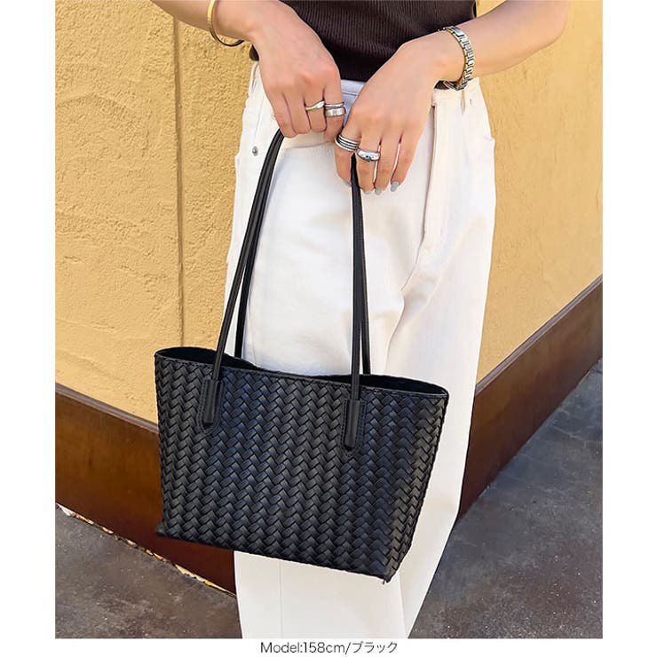 ポーチ付き ロングハンドルメッシュトートバッグ［B1633］ | KOBE LETTUCE | 詳細画像2 